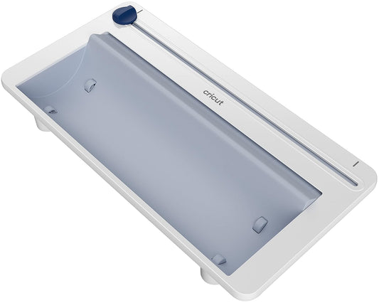 Cricut Roll Holder -With Built in Trimmer – Perfect for Clean Precise Cuts of Cricut Smart Vinyl - White