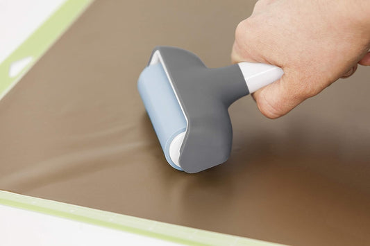 Cricut Brayer, Rubber Roller for Crafts, Works with Fabric, Vinyl, Iron-On & Inking Blocks, Extend Life of Cricut FabricGrip Mat, Compatible with Cricut Maker