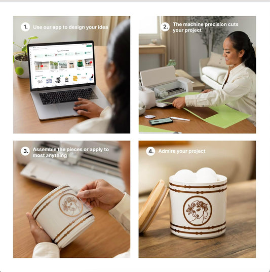 Cricut Explore 4 - Smart Cutting Machine (Seashell)