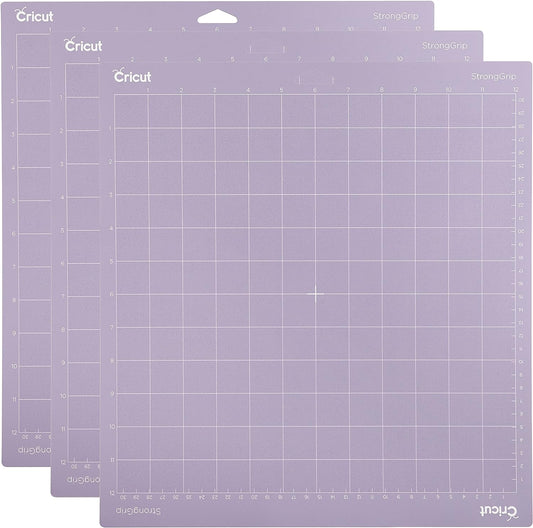 Cricut StrongGrip Cutting Mat 12in x 12in, Craft Mat for Cricut Maker Explore