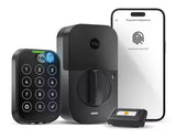 Assure Lock 2 Keyless Smart Door Lock with Wi-Fi and Fingerprint Access - Black Suede