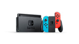 Nintendo Switch Console with Neon Blue & Red Joy-Con
