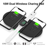 3-in-1 Wireless charger station, Fast charging pads for iPhone/iWatch/Air-pods (M7)