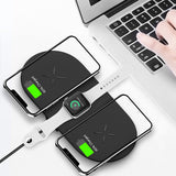 3-in-1 Wireless charger station, Fast charging pads for iPhone/iWatch/Air-pods (M7)