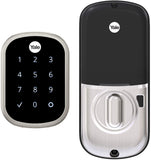 Yale Security Assure Lock SL Deadbolt Satin Nickel Us15 Electronic Deadbolt Lighted Keypad Touchscreen YRD256-NR-619