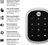 Yale Security Assure Lock SL Deadbolt Satin Nickel Us15 Electronic Deadbolt Lighted Keypad Touchscreen YRD256-NR-619