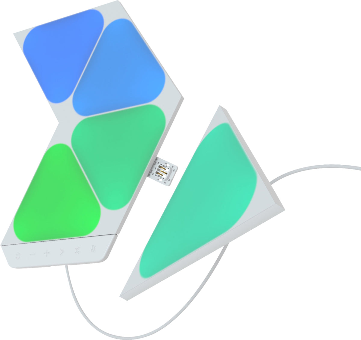 Nanoleaf Shapes - Mini Triangles Smarter Kit (5pack) - Multicolor