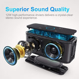 DOSS SoundBox Touch Portable Wireless Bluetooth Speakers