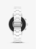 MICHAEL KORS ACCESS - Подиумные серебристые и керамические умные часы - MKT5050