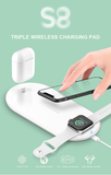 Type C 3-in-1 Wireless Charging Pad (S8)