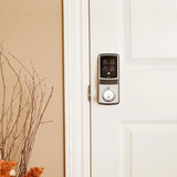 Lockly Model 7S Satin Nickel Single-Cylinder Smart Deadbolt Lock with Keypad, Bluetooth and Discrete PIN Code Input