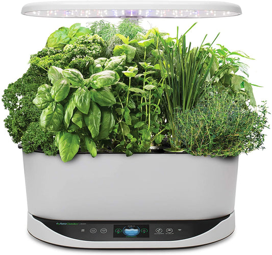 AeroGarden Bounty Indoor Hydroponic Herb Garden, белый