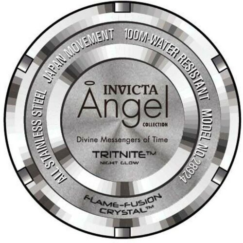 Invicta Women's Angel Quartz Stainless-Steel Strap, Silver, Casual Watch (Model: 28924)