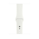 Apple Watch Series 3 - серебристый алюминиевый корпус со спортивным ремешком белого цвета
