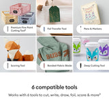 Cricut Explore® 5 Essential Bundle + Digital Content, Taupe - Precise Cutting Machine - Works with 100+ Materials - Sleek, Simplified Design - Includes Supplies for 65 Projects + Bonus Digital Content