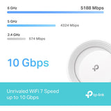 TP-Link Deco BE10000 Wireless Tri-Band 2.5G 2-Piece Whole Home Mesh System - BE63