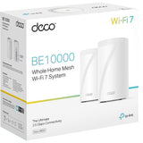 TP-Link Deco BE10000 Wireless Tri-Band 2.5G 2-Piece Whole Home Mesh System - BE63