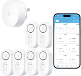 GoveeLife Upgraded Smart Water Leak Detector 1s with 1804ft Ultra-Long Range 6 Pack