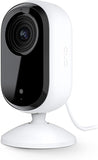 Arlo Essential Indoor Security Camera 2K (2nd Gen, 2023 Release) - Wired Plug-in Power, Person Recognition, Animal Detection, 1-Month Trial of Secure Plan, Automated Privacy Shield, 1 Cam, White