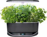 AeroGarden Bounty Basic Indoor Hydroponic Herb Garden, Black