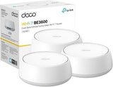 TP-Link Deco 7 BE23 Dual-Band BE3600 WiFi 7 Mesh Wi-Fi System, 3-Pack