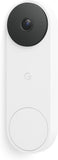Google Nest Doorbell (Wired, 3rd Gen) - 2K Video And Gemini, Live View, Night Vision, 2-Way Audio - Works With Google Home - Snow
