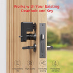 SwitchBot Smart Lock, Bluetooth Electronic Door Lock, Smart Door Lock for Opening Doors without Replacement
