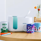 Cricut Mug Press + 12 Blank Mugs (12oz Each)