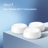 TP-Link Deco 7 BE23 Dual-Band BE3600 WiFi 7 Mesh Wi-Fi System, 3-Pack