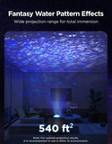 Govee Star Light Projector with Ocean Wave Ripple Effects, Works with Matter,Alexa and Google Assistant, 40+ Scene Modes, 18 White Noise Options, LED Night Light Projector for Bedroom, Without Plug