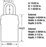 Master Lock Silver and Black Lock Box with Digital Keypad Code, Electronic Portable Key Safe Connects to Bluetooth Via iOS/Android App, 3-1/4 in. Wide, 5440EC