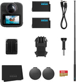 GoPro MAX2 + Accessory Bundle - Includes 4ft (1.2m) Extension Pole, 2 1960mAh Enduro Batteries, 64GB SanDisk microSD Card
