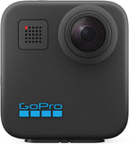 GoPro MAX - Waterproof 360 + Traditional Action Camera with Touch Screen Spherical 5.6K30 HD Video 16.6MP 360 Photos 1080p Live Streaming Stabilization