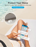 GoveeLife WiFi Water Ieak Detector 2 for Home, Smart Water Ieak Sensor 4 Pack with 100dB Adjustable Alarm and App Alerts, Wireless Detector with 1312 ft Transmission for Basement, Kitchen, Bathroom