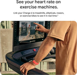 Fitbit Charge 6 Fitness Tracker with Google Apps - Heart Rate on Exercise Equipment - 3-Month Google Health Premium Membership Included - Health Tools - Porcelain/Silver - Small&Large Bands Included