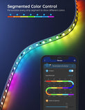 Govee 32.8ft RGBIC LED Strip Lights, Smart App Control Light for Bedroom