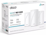 TP-Link - Deco BE11000 Multi-Gig Whole Home Mesh Wi-Fi 7 System (3-Pack) - White