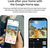 Google Nest Doorbell (Wired, 3rd Gen) - 2K Video and Gemini, Live View, Night Vision, 2-Way Audio - Works with Google Home - Hazel