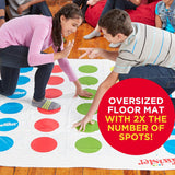 Hasbro Gaming Twister Ultimate: Bigger Mat, More Colored Spots, Family, Kids Party Game Age 6+; Compatible With Alexa (Amazon Exclusive)