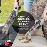 Shark StainForce Cordless Spot, Stain, & Odor Portable Cleaning System, for Carpets, Area Rugs, Upholstery, Stairs, with Storage Caddy, Accessories, and Full-Size Cleaning Solution, HX100 White