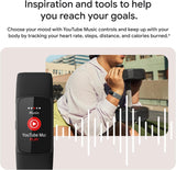 Fitbit Charge 6 Fitness Tracker with Google Apps - Heart Rate on Exercise Equipment - 3-Month Google Health Premium Membership Included - Health Tools - Porcelain/Silver - Small&Large Bands Included