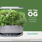 AeroGarden Bounty Basic Indoor Hydroponic Herb Garden, Black