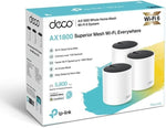 TP-Link Deco AX1800 Whole-Home Mesh Wi-Fi 6 System, 2 Ports, 2.4 GHz/5 GHz - X25