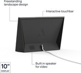 Aura 10" HD WiFi Digital Picture Frame – Free Unlimited Cloud Storage – Send Photos from Phone – No Subscription – Auto On/Off – Gift for Parents & Grandparents (Black, 10")