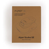 AIPER Scuba SE 2025 Cordless Pool Cleaner with 90-Min Runtime, 1665 GPH Strong Suction, Lightweight, Pool Vacuum for Above Ground Flat Pools up to 860 Sq.ft, Milky White & Teal