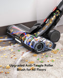 Uosogi Cordless Vacuum Cleaner, Upgraded 50KPA 600W 70Mins Stick Vacuum with Hurricane Mode, Self-Standing, Touch Screen, 1.8L Dust Cup, Anti-tangle Wireless Vacumm, Vacuum Cleaners for Home/Pet Hair/Carpets