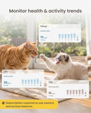 Furbo 360° Cat Camera [Subscription Required] Unlock w/Paid Plan: Home Security & Pet Safety Alerts, Rotating Treat Toss w/ 2-Way Speaker, Smart Cam w/Phone App (Low Risk, 3mo Min. Cancel Anytime)