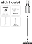 Tineco A20 Cordless Stick Vacuum Cleaner, Powerful Suction, 3 Modes for Multi-Level Messes, 1L Larger Dustbin, Ergonomic Dual-Handle Design, Wall-Mount Dock, LED Headlight