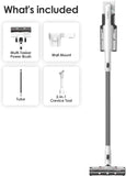 Tineco A20 Cordless Stick Vacuum Cleaner, Powerful Suction, 3 Modes for Multi-Level Messes, 1L Larger Dustbin, Ergonomic Dual-Handle Design, Wall-Mount Dock, LED Headlight