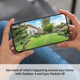 Blink Outdoor 4 XR – two-year battery wireless camera with 4x security coverage, 1000 ft open-air range or 400 ft with typical use — 2 camera system